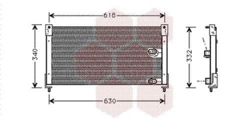 LUCHTCONDENSATOR VOOR HONDA ACCORD CC/CD/CE/CF EU 1995-1998, Auto-onderdelen, Airco en Verwarming, Nieuw, Ophalen of Verzenden