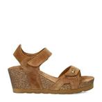 Panama Jack Vila B2 sleehak voor dames in het Bruin, Bruin, Verzenden, Nieuw, Sandalen of Muiltjes