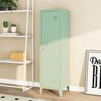 Lockerkast Kurikka metaal 137x38x38 cm pastel groen [en.casa, Huis en Inrichting, Verzenden, Nieuw