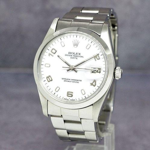 Rolex - Oyster Perpetual Date - Ref. 15000 - Heren -, Sieraden, Tassen en Uiterlijk, Horloges | Heren