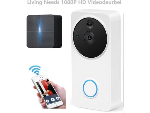 Living Needs Draadloze Deurbel – HD Video Deurbel – Deurbel, Huis en Inrichting, Woonaccessoires | Overige, Zo goed als nieuw