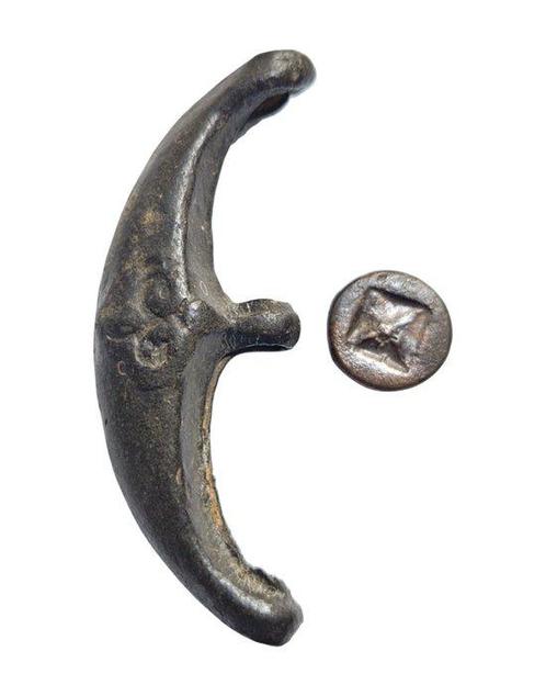 Maleisië. 18th Century Malay Peninsula Tin boat money (23.1, Postzegels en Munten, Munten | Europa | Niet-Euromunten