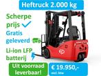 Elektrische heftruck | vingertipbediening | 2000 kg | 3-wiel, Heftruck, 1000 tot 2000 kg, Elektrisch, Verzenden