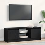 vidaXL Tv-meubel 102x30x36 cm spaanplaat zwart eikenkleurig, Huis en Inrichting, Kasten | Televisiemeubels, Verzenden, Nieuw, Overige houtsoorten