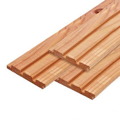 Triple profiel Red Class Wood 22x140x4000mm, Tuin en Terras, Palen, Balken en Planken, Nieuw, Ophalen of Verzenden