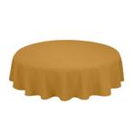 Tafelkleden Rond Gold Geel 230cm Ø - Treb SP, Verzenden, Nieuw