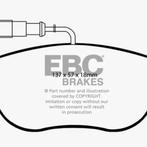EBC 12+ Fiat 500 1.4 Turbo Abarth Redstuff Front Brake Pads, Auto-onderdelen, Remmen en Aandrijving, Ophalen of Verzenden, Nieuw