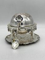 Rare Vintage English Revolving Dome Butter/Caviar Dish Set –