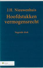 Hoofdstukken vermogensrecht 9789013074635, Zo goed als nieuw