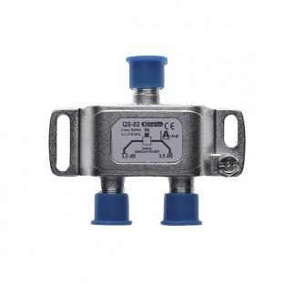F connector splitter - Braun Telecom, Computers en Software, Pc- en Netwerkkabels, Nieuw, Verzenden
