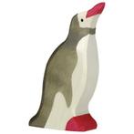 Holztiger - Houten Dieren - Pinguïn hoofd omhoog 5 cm, Nieuw