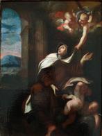 Scuola italiana (XVIII) - Estasi di santa Teresa, Antiek en Kunst
