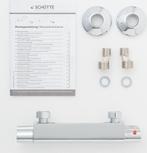 SCHÜTTE Vico Thermostatische Douchekraan - Chroom  - 150 mm, Huis en Inrichting, Ophalen of Verzenden, Zo goed als nieuw