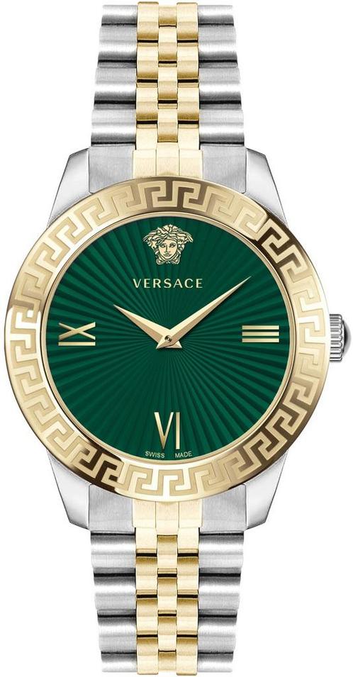 Versace VEVC01021 Greca dameshorloge 38 mm, Sieraden, Tassen en Uiterlijk, Horloges | Dames, Staal, Nieuw, Staal, Overige merken