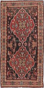Alter Kelim Karabagh Azeri Antik - Kelim - 452 cm - 225 cm, Nieuw