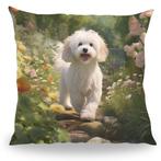 Kussen - Huisdier Portret - Maltipoo 1 - 30 cm, Huis en Inrichting, Woonaccessoires | Kussens, Verzenden, Nieuw