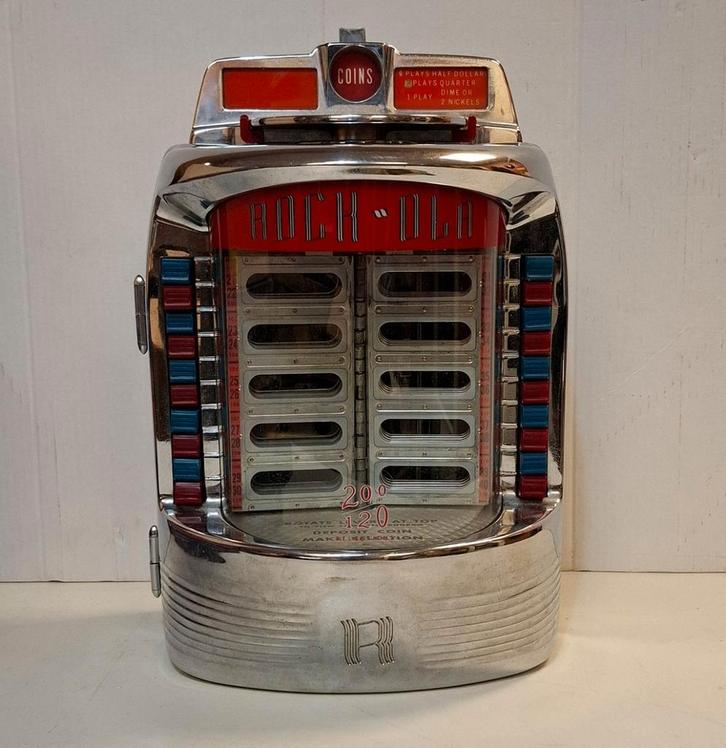 Rock-Ola Model 1555 Wallbox - Origineel, Verzamelen, Automaten | Jukeboxen, Ophalen