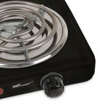 Elektrische Kolenbrander - 1000W - Zwart - Broil-Master, Verzenden, Zo goed als nieuw