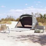 vidaXL Strandtent 2-persoons waterdicht grijs, Verzenden, Nieuw, Tot en met 2