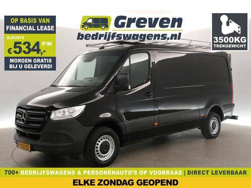 Mercedes-Benz Sprinter 316 2.2 CDI L2H1 164PK AUT Cam €534pm, Auto's, Bestelauto's, Automaat, Diesel, Zwart, Mercedes-Benz, Verzenden