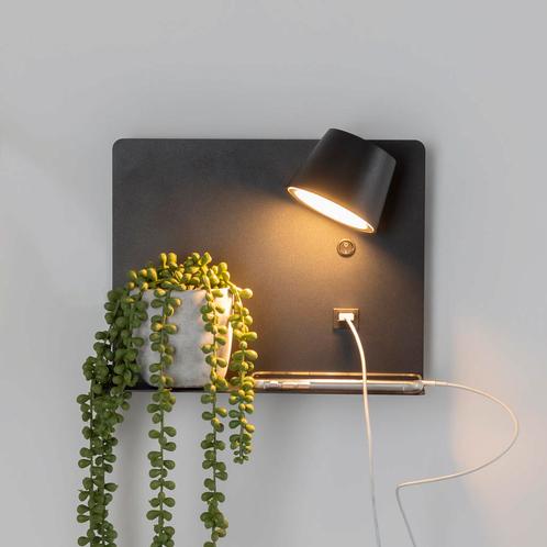 Solution USB wandlamp Zwart Binnenverlichting Wandlampen, Huis en Inrichting, Lampen | Wandlampen, Verzenden