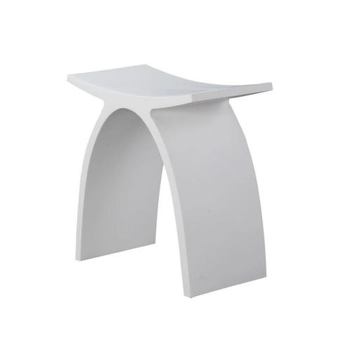 Krukje Luca Sanitair 42x23x43cm Solid Surface Mat Wit, Doe-het-zelf en Verbouw, Sanitair, Ophalen of Verzenden