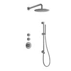 Sani Royal Pro Inbouw Regendouche Gun Metal Geborsteld, Nieuw