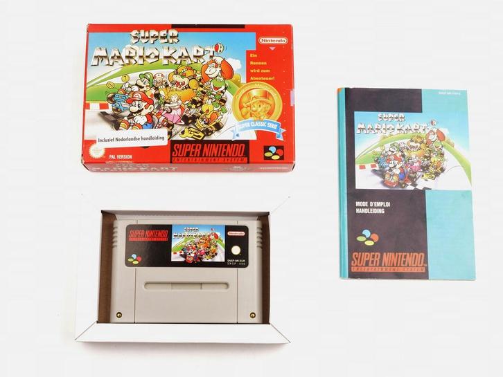 super Mario Kart [Super Nintendo], Spelcomputers en Games, Games | Nintendo Super NES, Zo goed als nieuw, Ophalen of Verzenden
