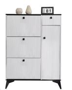 Brede Schoenenkast met 3 Kleppen en Opberglade, Huis en Inrichting, Kasten | Schoenenkasten, Verzenden, Nieuw