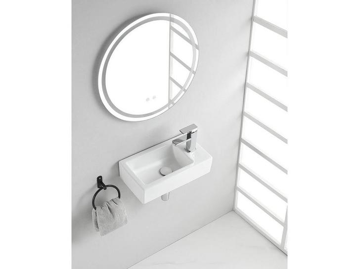 Wiesbaden Rhea - Fontein rechts 45.5x26x12cm - 1 kraangat -, Huis en Inrichting, Woonaccessoires | Overige, Nieuw, Verzenden