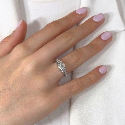Ring - 18 karaat Witgoud - 1.66ct. tw. Diamant (Natuurlijk), Sieraden, Tassen en Uiterlijk, Ringen