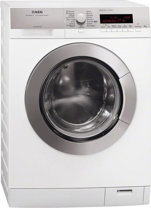 Aeg L89496nfl Wasmachine 9kg 1400t, Witgoed en Apparatuur, Wasmachines, Zo goed als nieuw, Voorlader, 85 tot 90 cm, Ophalen of Verzenden