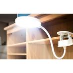 Benson Oplaadbare LED-lamp met klem - 3 dimstanden - 3 wa..., Caravans en Kamperen, Caravan accessoires, Ophalen of Verzenden