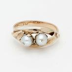 Ring - 14 karaat Geel goud - Parel, Sieraden, Tassen en Uiterlijk, Ringen, Nieuw