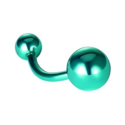 Fako Bijoux® - Navelpiercing - Titanium - Groen, Sieraden, Tassen en Uiterlijk, Piercings, Verzenden