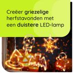 Halloween Verlichting Raam Set - 20 cm - Heksenhoed,, Hobby en Vrije tijd, Feestartikelen, Verzenden, Nieuw