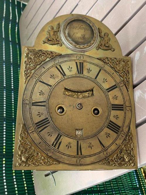 Staande klok - Peter parquot london - Messing - 1700-1750, Antiek en Kunst, Antiek | Klokken