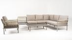 Hoek Loungeset - Trino - Aluminium - Beige - Datho Outdoor, Verzenden, Nieuw