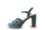 Manfield sandalen in maat 42 Blauw | 25% korting, Kleding | Dames, Schoenen, Sandalen of Muiltjes, Zo goed als nieuw, Manfield