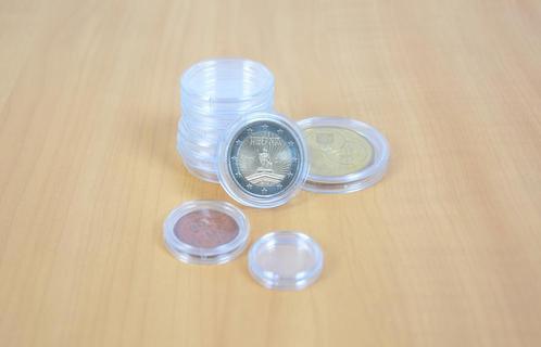 LINDNER muntcapsules maten van 14 t/m 50 mm Aanbieding, Postzegels en Munten, Munten en Bankbiljetten | Toebehoren, Verzamelmap