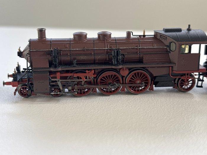 Minitrix N - 12254 - Stoomlocomotief met tender (1) -, Hobby en Vrije tijd, Modeltreinen | N-Spoor