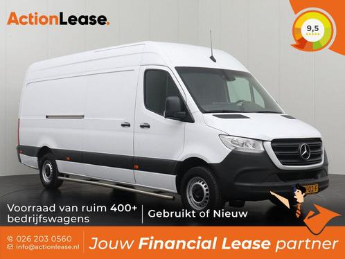Mercedes-Benz Sprinter L3 H2 2021 €310 per maand, Auto's, Bestelauto's, Dealer onderhouden, Lease, Zwart, Automaat, Financial lease