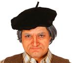 Zwarte Baret 26cm, Verzenden, Nieuw