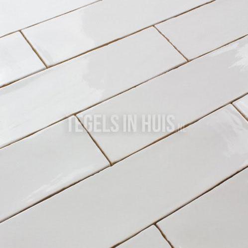 Equipe wandtegel masia wit glans 7,5x30cm langwerpige, Doe-het-zelf en Verbouw, Tegels, Wandtegels, Nieuw, 10 m² of meer, Keramiek
