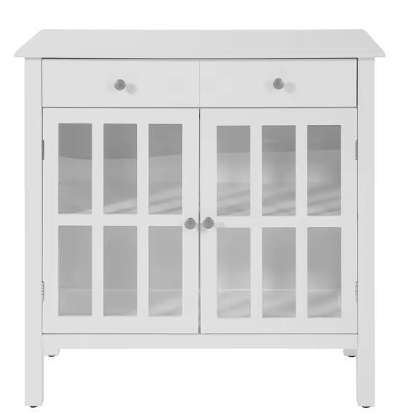 Wit Dressoir met Lade & Deuren – Keukenkast van MDF 80 cm, Huis en Inrichting, Keuken | Keukenelementen, Nieuw, Verzenden