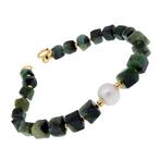 Zonder minimumprijs - Armband - 18 karaat Geel goud Parel -, Nieuw