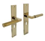 Intersteel deurklink Bau-Stil op langschild SL56 PVD, Verzenden, Nieuw