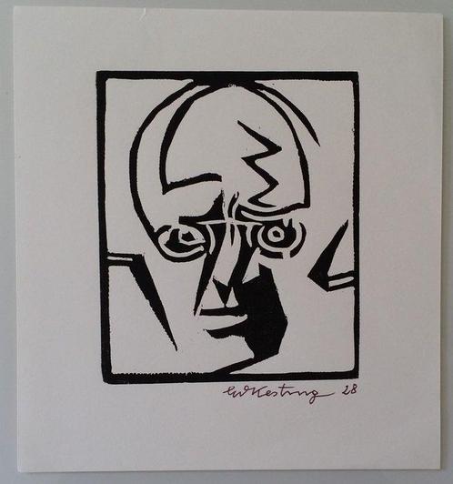 Edmund Kesting (1892-1970) - Signed: Portrait of the, Antiek en Kunst, Antiek | Overige Antiek