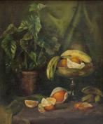 F. A. Hollands (XIX-XX) - Natura morta con coppa di frutta, Antiek en Kunst, Kunst | Schilderijen | Klassiek