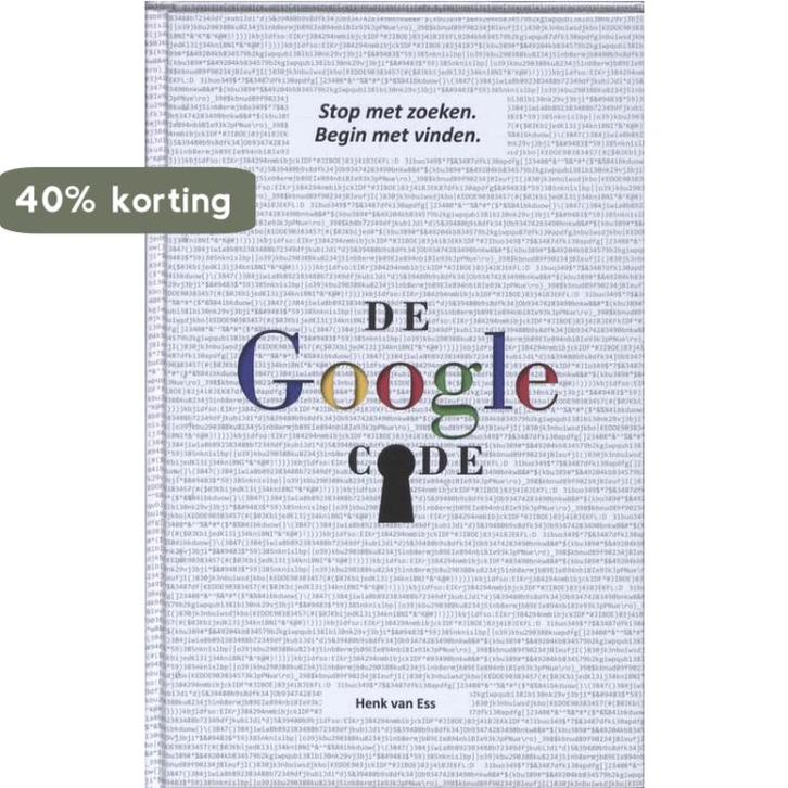 De Google Code 9789043019088 Henk van Ess, Boeken, Informatica en Computer, Zo goed als nieuw, Verzenden